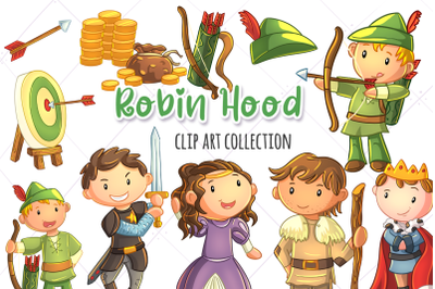 Robin Hood Clip Art Collection