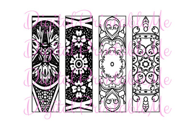 Printable Bookmark Coloring Page book mark adult instant download digi