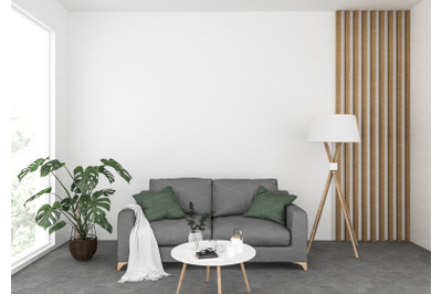 Interior scene - artwork background - interior mockup