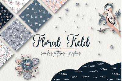 Floral Field - Patterns &amp; Graphics