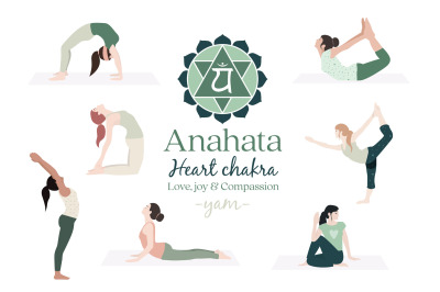 Anahata Chakra Yoga Postures