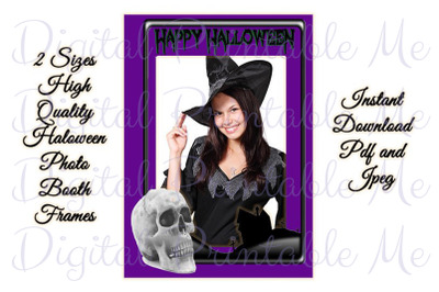 Photo Booth Frame Halloween Background Backdrop Prop 36&quot;x24&quot; 30&quot; x 20&quot;