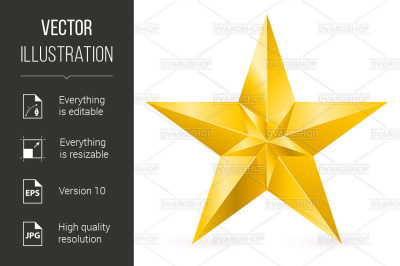 Shiny Gold Star