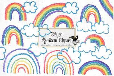 Crayon Rainbow Clipart