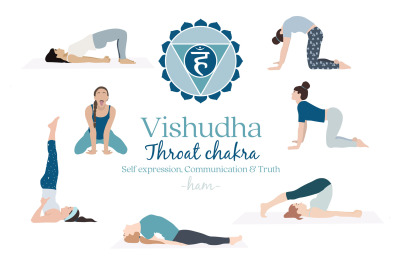 Vishuddha Chakra Yoga Postures