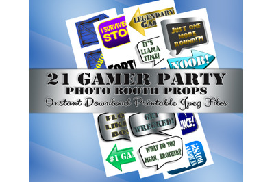 Video Game Photo Booth Prop&2C; Gamer Party&2C; Decoration&2C; Birthday&2C; photo