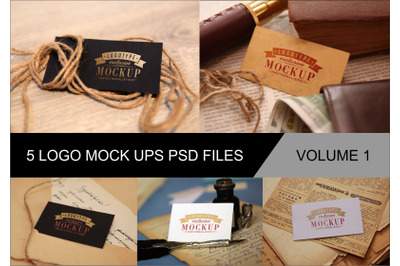 Photo Realistic Mock-ups Set of 5 V1