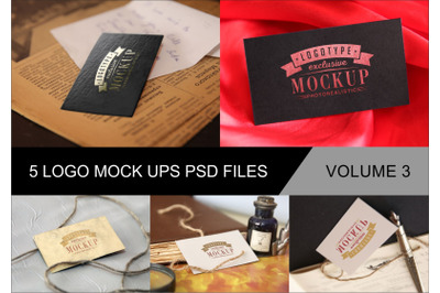 Photo Realistic Mock-ups Set of 5 V3