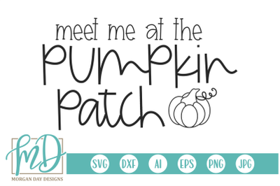Meet Me At The Pumpkin Patch SVG