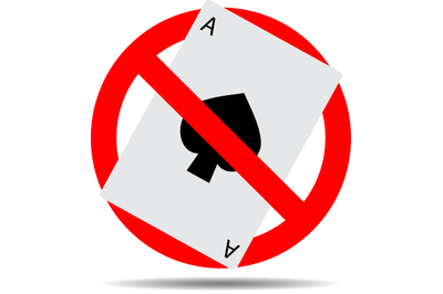 Ban card game gambling