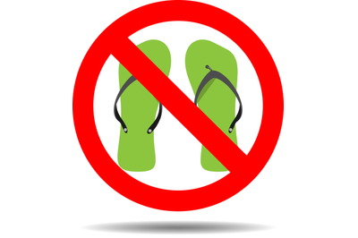 Ban flip flops