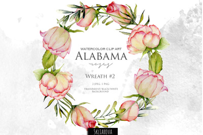 Alabama roses. Wreath #2