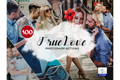 100 True Love Photoshop Actions