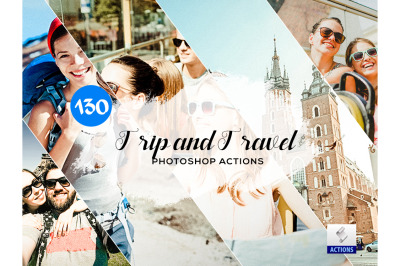 130 Trip and Travel Photoshop Actions