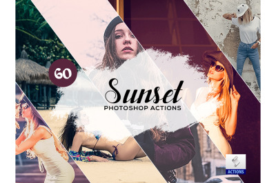 60 Sunset Photoshop Actions