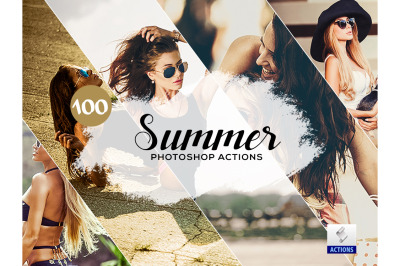 100 Summer Photoshop Actions