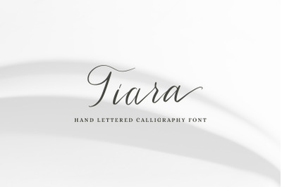 Tiara / modern calligraphy script