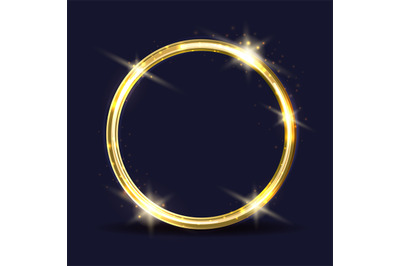 Golden ring icon