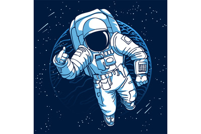 Astronaut in space