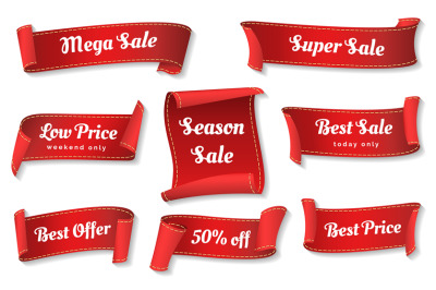 Red sale ribbons