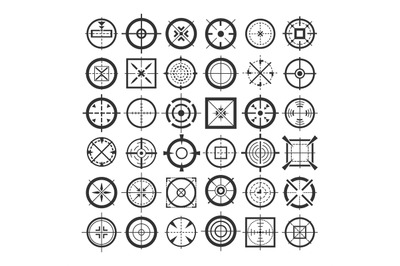 Target crosshair icons