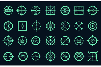 Game target cross icons