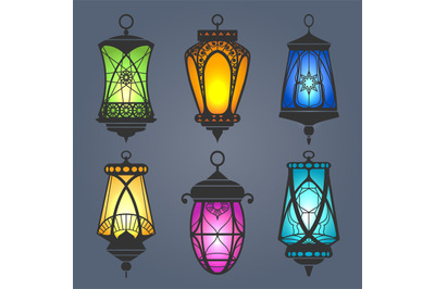 Arabic lantern set