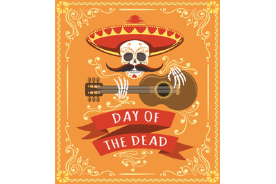 Mexican dead day poster