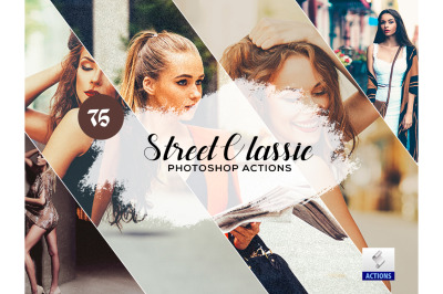 75 Street Classic Photoshop Actions