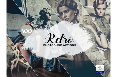 100 Retro Photoshop Actions