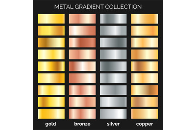 Metallic gradations set