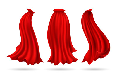 Red hero cape