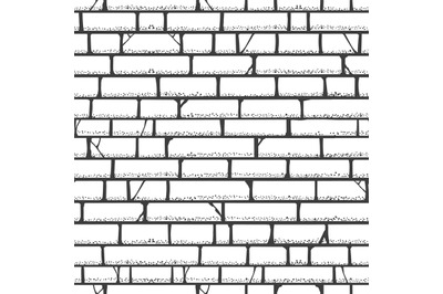 Brick wall sketch pattern