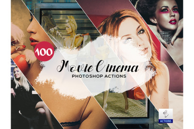 100 Movie Cinema Photoshop Actions