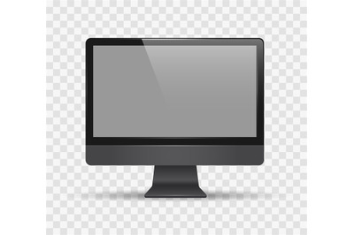 Desktop monitor screen