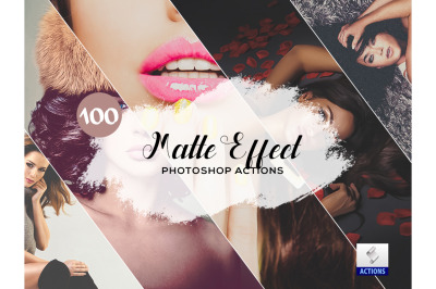 100 Matte Effect Photoshop Actions