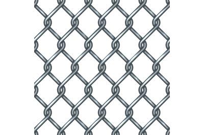 Chain link fence seamless pattern