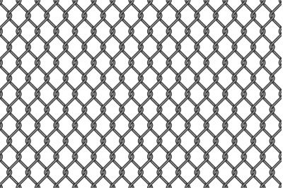 Metal wire mesh seamless pattern