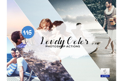 115 Lovely Color Photoshop Actions