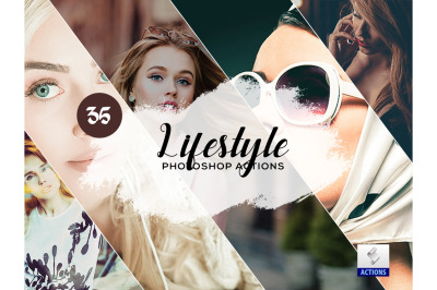 35 Lifestyle Photoshop Actions