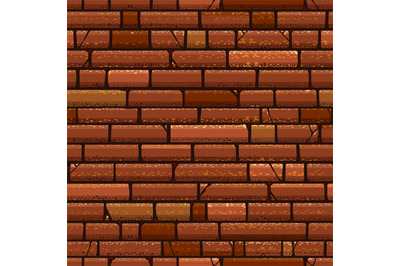 Brick wall vintage seamless pattern