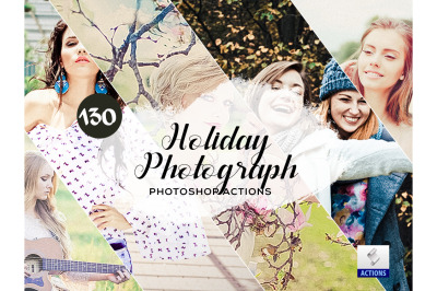 130 Holiday Photograph Photoshop Actions