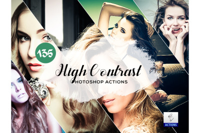 135 High Contrast Photoshop Actions