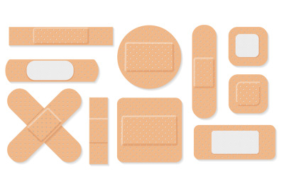 Medical plasters set