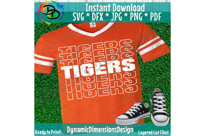 Tigers On All Category Thehungryjpeg Com