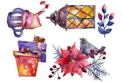 Collection Christmas miracle watercolor png