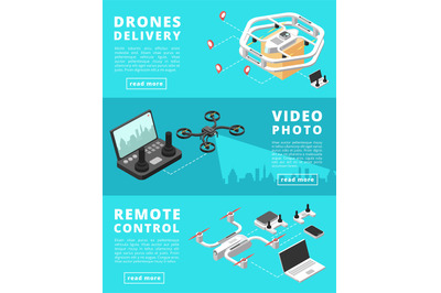 Shipping&2C; surveillance&2C; control with unmanned drones