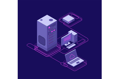 Computer synchronization&2C; data network management. Isometric devices&2C;