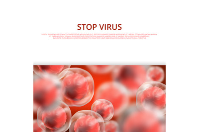 Microbiology&2C; healthcare&2C; medical vector web banner