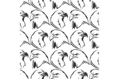 Eagles vector seamless pattern design